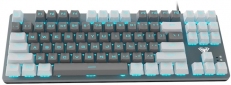 Клавиатура проводная Aula Wind F3287 Mechanical White/Grey KRGD Blue USB EN/UA (6948391240688) - фото 2 - интернет-магазин электроники и бытовой техники TTT