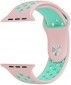 Ремешок Nike Silicon Sport Band for Apple Watch 38mm Light Pink/ Light Blue - фото 3 - интернет-магазин электроники и бытовой техники TTT