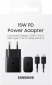 Сетевое зарядное устройство Samsung 15W Power Adapter Type-C Cable (EP-T1510XBEGEU) Black - фото 5 - интернет-магазин электроники и бытовой техники TTT