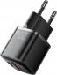 Мережевий зарядний пристрій Essager Camber 20W GaN Travel Phone Charger USB A + Type C EU (ECTAC-HMB01-P) Black  - фото 2 - інтернет-магазин електроніки та побутової техніки TTT