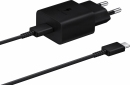 Мережевий зарядний пристрій Samsung 15W Power Adapter Type-C Cable (EP-T1510XBEGEU) Black - фото 2 - інтернет-магазин електроніки та побутової техніки TTT