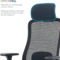Кресло офисное OfficePro Wave OC670-B-B-B Black - фото 6 - интернет-магазин электроники и бытовой техники TTT