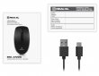 Мышь Real-El RM-455W Wireless/Bluetooth/USB Black - фото 5 - интернет-магазин электроники и бытовой техники TTT