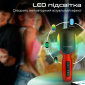 Мікрофон Promate VocalMic Bluetooth 2 x AUX LED (vocalmic.red) Red  - фото 10 - інтернет-магазин електроніки та побутової техніки TTT