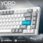 Клавіатура бездротова GamePro Asgard Yord Keychron Super Red Switch Wireless/Bluetooth/USB (MK266WH) White  - фото 2 - інтернет-магазин електроніки та побутової техніки TTT