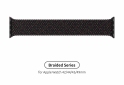 Ремешок ArmorStandart Braided Solo Loop для Apple Watch 42/44/45/49 mm Size 8 (160 mm) (ARM64908) Black Unity - фото 2 - интернет-магазин электроники и бытовой техники TTT