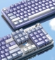 Клавиатура проводная Aula F2088 Pro Mechanical White/Violet + 9 Purple keys KRGD Blue USB EN/UA (6948391234915) - фото 2 - интернет-магазин электроники и бытовой техники TTT