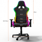 Крісло геймерське GamePro Hero RGB (GC-700-Black) Black  - фото 5 - інтернет-магазин електроніки та побутової техніки TTT