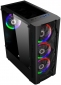 Корпус 1stPlayer D4-4R1-BK Color LED Black - фото 2 - интернет-магазин электроники и бытовой техники TTT