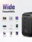 Сетевое зарядное устройство Ugreen CD224 USB-A + 3 x USB-C 65 Вт GaN Tech Fast Charger Black  - фото 3 - интернет-магазин электроники и бытовой техники TTT