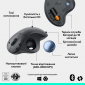 Мышь Logitech M575S Wireless (910-007029) Graphite  - фото 6 - интернет-магазин электроники и бытовой техники TTT