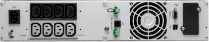 ДБЖ Eaton 9SX, 2000VA/1800W, RM 2U, LCD, USB, RS232, 8xC13 (9SX2000IR) - фото 2 - інтернет-магазин електроніки та побутової техніки TTT