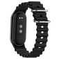 Ремешок BeCover Wave Style для Xiaomi Mi Smart Band 8 / 9 / 10 (714348) Black - фото 2 - интернет-магазин электроники и бытовой техники TTT
