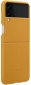 Чохол Leather Cover для Samsung Galaxy Flip3 (EF-VF711LYEGRUЗ) Mustard - фото 4 - інтернет-магазин електроніки та побутової техніки TTT