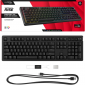 Клавиатура проводная HyperX Alloy Rise PBT HX Red USB (7G7A3AA) Black  - фото 6 - интернет-магазин электроники и бытовой техники TTT