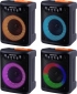 Портативна колонка Defender Funky 10W LED bluetooth Black - фото 2 - интернет-магазин электроники и бытовой техники TTT