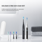 Електрична зубна щітка Oclean X Pro 20 S Electric Toothbrush Duo Set White+Black - фото 2 - інтернет-магазин електроніки та побутової техніки TTT