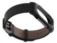 Ремінець для Xiaomi Mi Band 2 Leather Band Black - фото 3 - інтернет-магазин електроніки та побутової техніки TTT