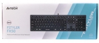 Клавіатура дротова A4Tech FX50 USB (4711421969833) Grey - фото 4 - інтернет-магазин електроніки та побутової техніки TTT