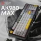 Клавиатура проводная Ajazz AK980 MAX Magnetic Switch USB (AK980-MAX-M-BGY) Black-Grey-Yellow  - фото 3 - интернет-магазин электроники и бытовой техники TTT