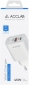 Сетевое зарядное устройство AccLab 45W USB-A USB-C PD3.0 QC4.0 (AL-TC452) White - фото 2 - интернет-магазин электроники и бытовой техники TTT