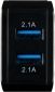 Мережевий зарядний пристрій Gelius Ultra Prime GU-HC02 2USB 2.1A (2099900748936) Black - фото 4 - інтернет-магазин електроніки та побутової техніки TTT
