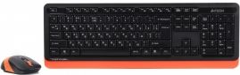 Комплект беспроводной A4Tech FG1010 Wireless (4711421943376) Black/Orange - фото 2 - интернет-магазин электроники и бытовой техники TTT