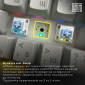 Клавіатура бездротова EPOMAKER Ajazz AK820 Pro 75% Flying Fish Switch Hot-Swap RGB UA Wireless/Bluetooth/USB (AK820-PRO-W-FF) White  - фото 9 - інтернет-магазин електроніки та побутової техніки TTT