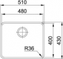 Кухонна мийка Franke Aton ANX 110-48 (122.0204.649) - фото 2 - інтернет-магазин електроніки та побутової техніки TTT
