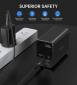 УМБ Choetech 27000mAh 222.5W 2xUSB-C PD3.0 100+100W 2xUSB-A QC3.0 22W (B635-BK) Black  - фото 8 - інтернет-магазин електроніки та побутової техніки TTT