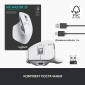 Мышь Logitech MX Master 3S Performance Wireless Mouse Bluetooth  (910-006560) Pale Grey - фото 8 - интернет-магазин электроники и бытовой техники TTT