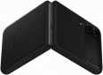 Чохол Leather Cover для Samsung Galaxy Flip3 (EF-VF711LBEGRU) Black  - фото 4 - інтернет-магазин електроніки та побутової техніки TTT