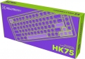 Клавіатура дротова Hator Hellyberry HK75 Mechanical Linear RGB USB (HK75) White/Violet - фото 8 - інтернет-магазин електроніки та побутової техніки TTT