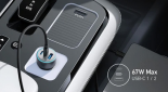 Автомобільний зарядний пристрій Anker PowerDrive 325 – 67W PD + 22.5W USB-A (A2731HA1) Black  - фото 3 - інтернет-магазин електроніки та побутової техніки TTT