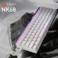 Клавиатура проводная Ajazz NK68 Red Switch USB (NK68-R-W) White  - фото 3 - интернет-магазин электроники и бытовой техники TTT