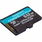 Карта памяти Kingston microSDXC 512GB Canvas Go! Plus G4 Class 10 UHS-I U3 V30 A2 (SDCG4/512GBSP) - фото 2 - интернет-магазин электроники и бытовой техники TTT