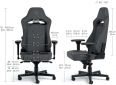 Крісло геймерське Noblechairs HERO ST TX Gaming Chair Anthracite  - фото 5 - інтернет-магазин електроніки та побутової техніки TTT
