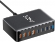Мережевий зарядний пристрій ESSAGER Engine 320W GaN table charge 4C+4A (EZC320W-QJB0G-Z) Black  - фото 3 - інтернет-магазин електроніки та побутової техніки TTT
