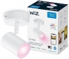 Розумний накладний точковий світильник WiZ IMAGEO Spots 1x5W 2200-6500K RGB Wi-Fi White - фото 2 - інтернет-магазин електроніки та побутової техніки TTT