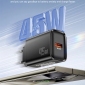 Мережевий зарядний пристрій ESSAGER Flash 45W 1USB-A QC (ECT45W-RPB01-Z) Black  - фото 3 - інтернет-магазин електроніки та побутової техніки TTT