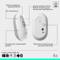 Миша Logitech Pop Mouse with Emoji (910-007411) Off-White  - фото 6 - інтернет-магазин електроніки та побутової техніки TTT