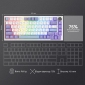 Клавіатура дротова Ajazz AK820 Sea Salt Switch RGB USB-C (AK820-SS-PWB) White  - фото 12 - інтернет-магазин електроніки та побутової техніки TTT