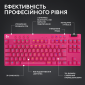 Клавиатура беспроводная Logitech G PRO X TKL Lightspeed Tactile (920-012159) Magenta  - фото 5 - интернет-магазин электроники и бытовой техники TTT