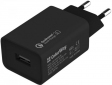 Сетевое зарядное устройство ColorWay 1 USB Quick Charge 3.0 (18W) (CW-CHS013Q-BK) Black - фото 2 - интернет-магазин электроники и бытовой техники TTT