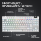 Клавиатура беспроводная Logitech G PRO X TKL Lightspeed Tactile (920-012148) White  - фото 5 - интернет-магазин электроники и бытовой техники TTT