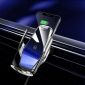 Автодержатель Usams US-CD126 Black + Wireless Charger (CD126ZJ01) - фото 2 - интернет-магазин электроники и бытовой техники TTT