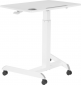 Приставной мобильный столик с регулировкой высоты Officepro ODM380W White - фото 3 - интернет-магазин электроники и бытовой техники TTT
