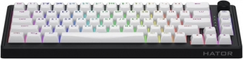 Клавиатура проводная Hator Skyfall 65 MAG ULTRA 8K Aurum Ice RGB USB (HTK1860UA) Black/White  - фото 2 - интернет-магазин электроники и бытовой техники TTT