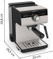 Кофеварка рожковая Krups Authentic C40 XP381B10 - фото 7 - интернет-магазин электроники и бытовой техники TTT