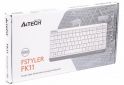 Клавиатура проводная A4Tech FK11 Fstyler Compact Size USB (4711421953245) White - фото 4 - интернет-магазин электроники и бытовой техники TTT